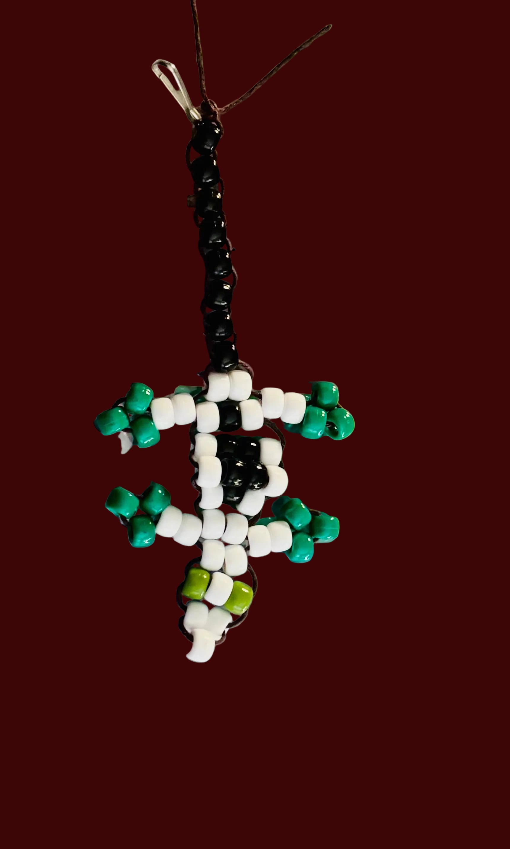Beaded Lizard Keychain